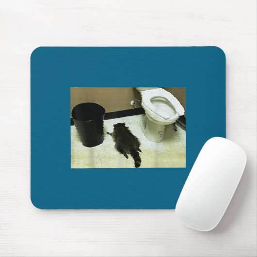 Funny Trashed Panda Drunk Racoon  Mousepad (Mit Mouse)