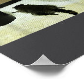 Funny Trashed Panda Drunk Racoon  Poster (Ecke)