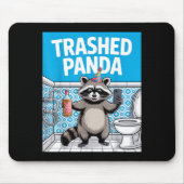 Funny Trashed Panda Raccoon Gets Drunk 1ff512797a7 Mousepad (Vorne)