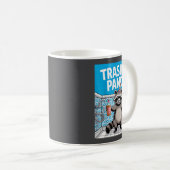 Funny Trashed Panda Raccoon Gets Drunk Kaffeetasse (VorderseiteRechts)