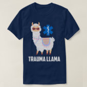 Funny Trauma Llama Emt Er Nurse First Responder Ga T-Shirt (Design vorne)