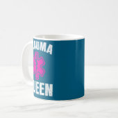 Funny Trauma Queen Art For Paramedic Women Emt Lov Kaffeetasse (Vorderseite Links)