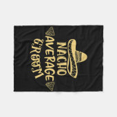 Funny Trauzeuge Bride Bachelor Nacho Durchschnitt Fleecedecke (Vorderseite (Horizontal))