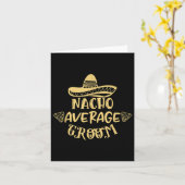 Funny Trauzeuge Bride Bachelor Nacho Durchschnitt  Karte (Gelbe Blume)