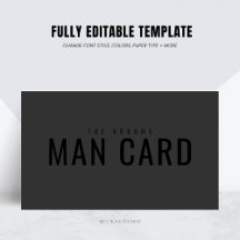 Funny Trauzeuge Vorschlag Man Card Black
