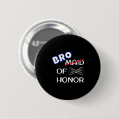 Funny Trauzeuge Wedching Matching Bachelor Party B Button (Vorne & Hinten)