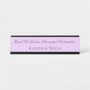 Funny Trauzeugin Wedname Plate Schreibtischnamensplakette