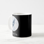 Funny Travel Icon für Wandern oder Camping Kaffeetasse (Vorderseite Links)