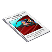 Funny Travel Spaß Notebook Notizblock (Rechte Seite)