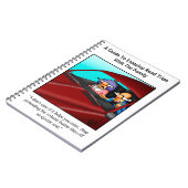 Funny Travel Spaß Notebook Notizblock (Linke Seite)