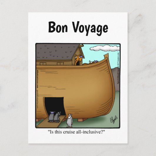 Funny Travel Spaß Postcard Postkarte (Vorderseite)