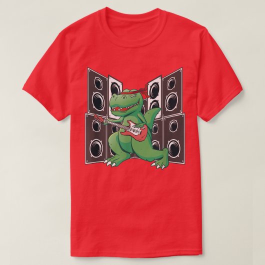Funny TRe mit EGuitar Rock and Roll T-Shirt (Design vorne)