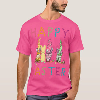 Funny Tree Bunny Gnome Oars Hunt Eggs Frühlingssom T-Shirt