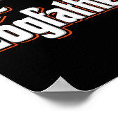 Funny Tree Care I Arborist Forest Chainsaw Poster (Ecke)