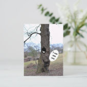 Funny Tree Foto Postcard Postkarte (Stehend Vorderseite)