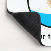 Funny Trending Geeky Argentinien Landball Mousepad (Ecke)