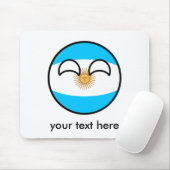Funny Trending Geeky Argentinien Landball Mousepad (Mit Mouse)