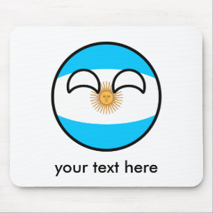 Funny Trending Geeky Argentinien Landball Mousepad