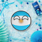 Funny Trending Geeky Argentinien Landball Pappteller (Party)