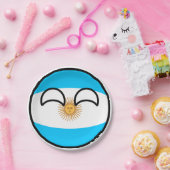 Funny Trending Geeky Argentinien Landball Pappteller (Party)