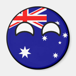 Funny Trending Geeky Australia Landball Magnet