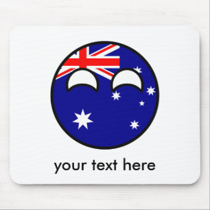 Funny Trending Geeky Australien Landschaft Mousepad