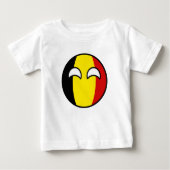 Funny Trending Geeky Belgien Countryball Baby T-shirt (Vorderseite)