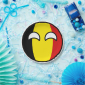 Funny Trending Geeky Belgien Countryball Pappteller (Party)