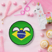 Funny Trending Geeky Brasilien Landschaftsball Pappteller (Party)