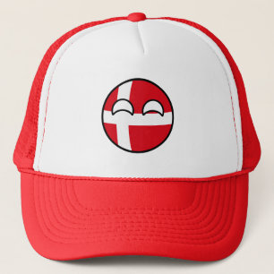 Funny Trending Geeky Dänemark Landschaftsball Truckerkappe