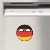 Funny Trending Geeky Deutschland Countryball Magnet (In Situ (Geschirrspüler))