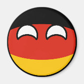 Funny Trending Geeky Deutschland Countryball Magnet (Vorne)