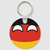 Funny Trending Geeky Deutschland Countryball Schlüsselanhänger (Vorderseite)