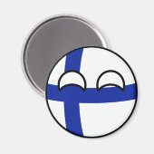 Funny Trending Geeky Finnland Landball Magnet (Vorderseite/Rückseite)