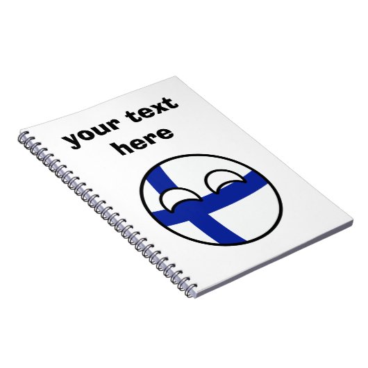 Funny Trending Geeky Finnland Landball Notizblock (Rechte Seite)