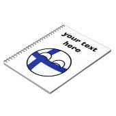 Funny Trending Geeky Finnland Landball Notizblock (Linke Seite)