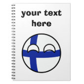 Funny Trending Geeky Finnland Landball Notizblock (Vorderseite)