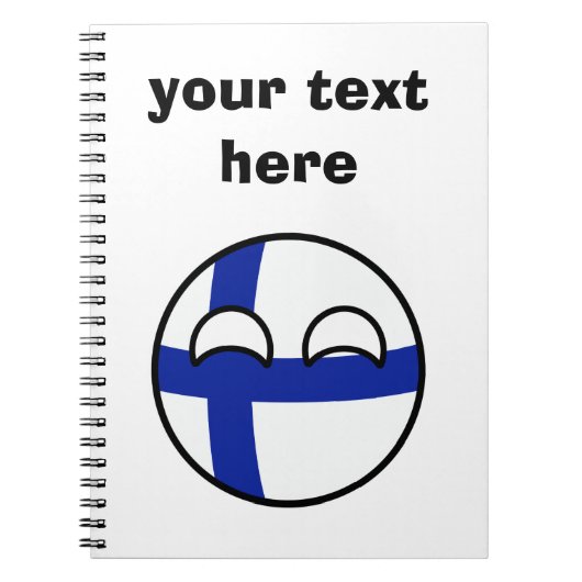 Funny Trending Geeky Finnland Landball Notizblock (Vorderseite)