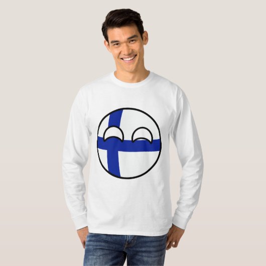 Funny Trending Geeky Finnland Landball T-Shirt (Vorne ganz)