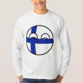 Funny Trending Geeky Finnland Landball T-Shirt (Vorderseite)