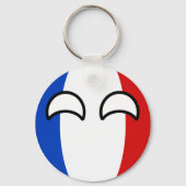 Funny Trending Geeky France Countryball Schlüsselanhänger (Vorderseite)