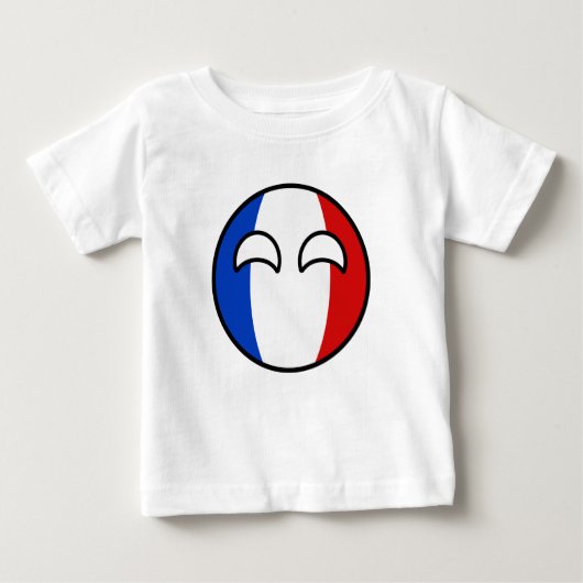 Funny Trending Geeky Frankreich Landball Baby T-shirt (Vorderseite)