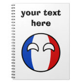 Funny Trending Geeky Frankreich Landball Notizblock (Vorderseite)