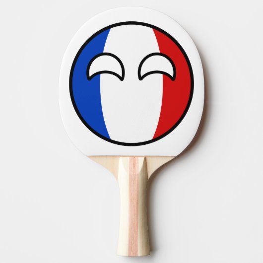 Funny Trending Geeky Frankreich Landball Tischtennis Schläger (Vorderseite)