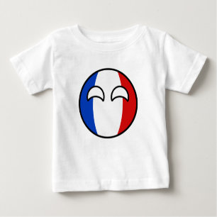 Funny Trending Geeky Frankreich Landschaft Baby T-shirt