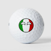 Funny Trending Geeky Italien Countryball Golfball (Vorderseite)