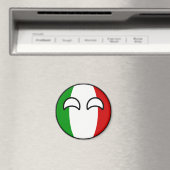 Funny Trending Geeky Italien Countryball Magnet (In Situ (Geschirrspüler))