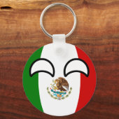 Funny Trending Geeky Mexico Countryball Schlüsselanhänger (Vorderseite)