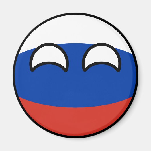 Funny Trending Geeky Russland Landball Magnet (Vorne)