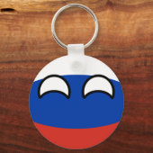 Funny Trending Geeky Russland Landball Schlüsselanhänger (Vorderseite)